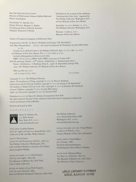 印象派静物画集 150幅插图（137幅彩色） 精装大16开 商品图4