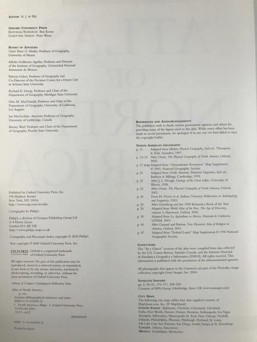 牛津北美洲地图集 数百幅插图 精装8开 商品图4