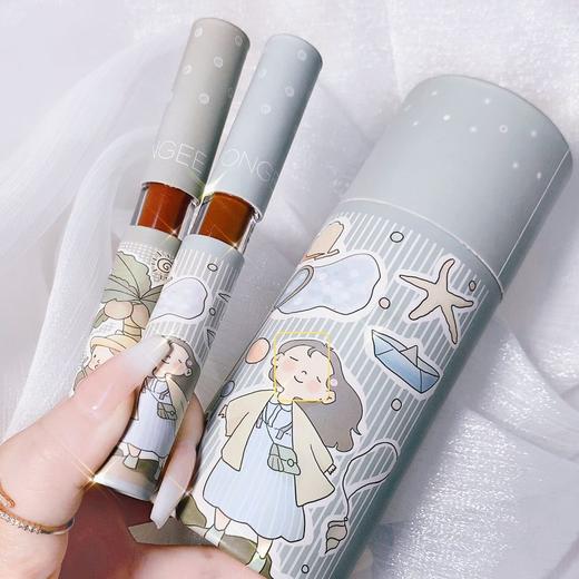 VONGEE在逃公主贩卖温柔唇釉套装哑光雾面丝绒学生款显白平价口红 商品图3