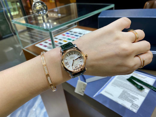 萧邦快乐钻 五钻33mm 专柜新款33mm 女士机械腕表 商品图1