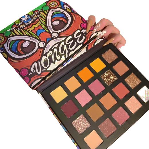 VONGEE 财运牛牛20色眼影盘ins学生日常哑光珠光超闪高颜值初学者 商品图4