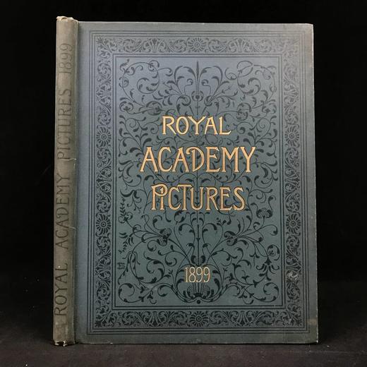 1899年 英国皇家美术学院作品图集 数百幅插图 漆布精装大16开 商品图0