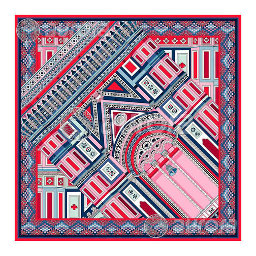 花之圣都 真丝丝巾 商品图3