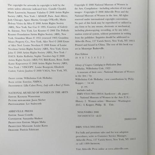 国际女性艺术博物馆图集 约200幅彩色插图 精装大16开 商品图4