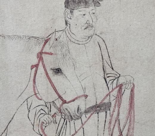 【定制书画】（北宋）李公麟《五马图》《临韦偃牧放图》纸本 手卷 馆藏书画高仿复制艺术品（付款后28天内发货） 商品图3