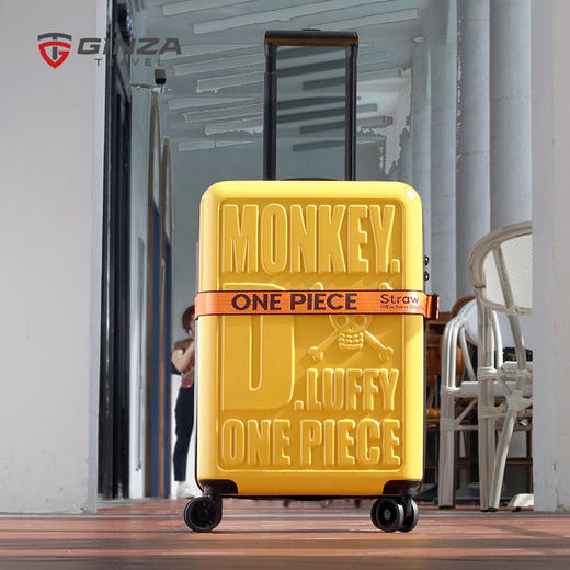 银座 航海王ONE PIECE行李箱 海贼王拉链旅行箱学生拉杆箱20英寸 男女通用 TSA密码锁A-9831 商品图7
