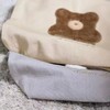 毛绒小熊双色带拉链帆布包 商品缩略图11