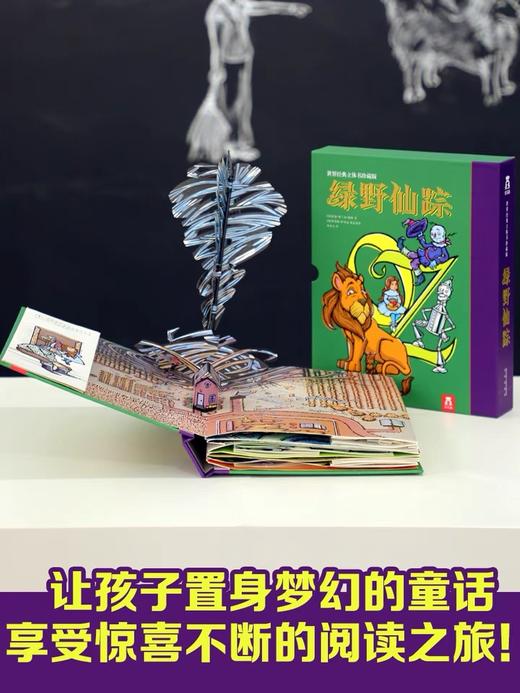 【积分兑换】乐乐趣《绿野仙踪》经典儿童绘本立体书精装学生阅读送礼礼物 商品图2