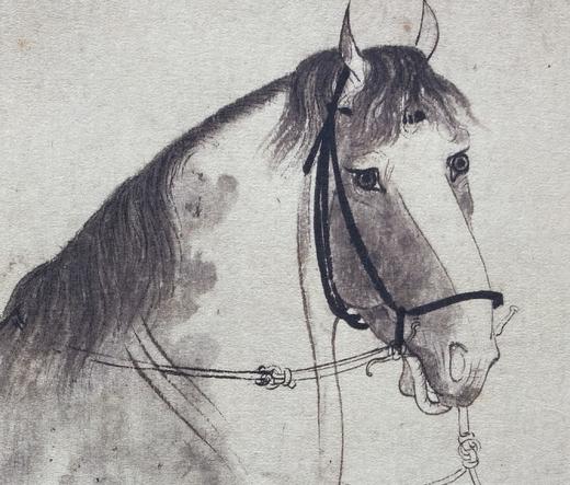 【定制书画】（北宋）李公麟《五马图》《临韦偃牧放图》纸本 手卷 馆藏书画高仿复制艺术品（付款后28天内发货） 商品图0