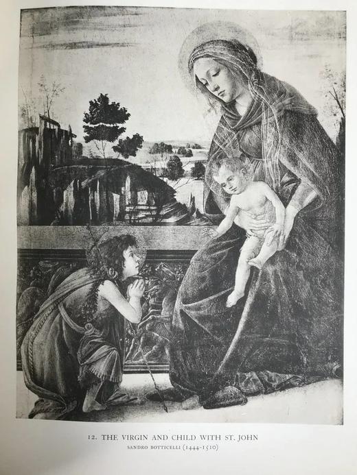 1920年 16世纪前佛罗伦萨绘画图集 38幅插图 漆布精装大16开 商品图11