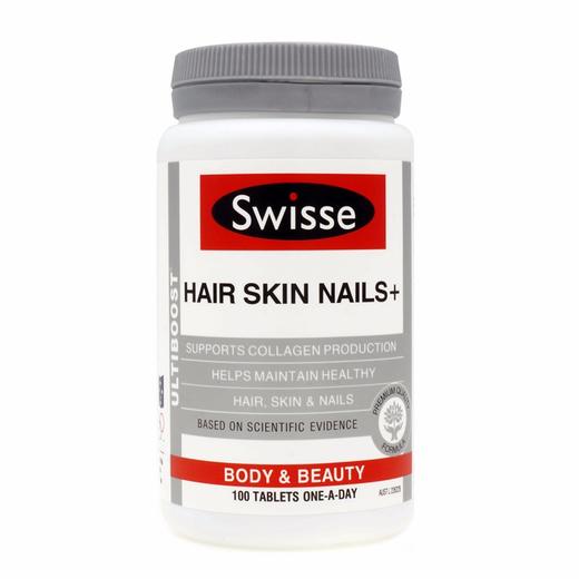 Swisse斯维诗 护发护肤护甲胶原蛋白片 100粒（临时） 商品图0
