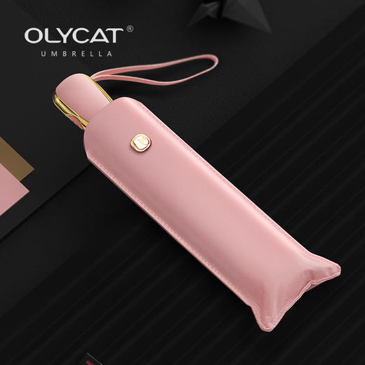 OLYCAT超轻扁形全自动伞 三折晴雨伞 便携防紫外线太阳伞 商品图8