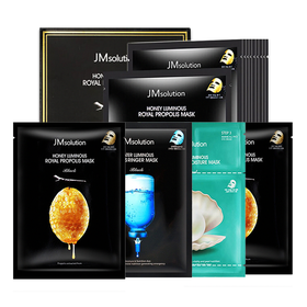 【4盒】JMsolution/肌司研 面膜套装二（蜂胶×2+水盈×1+珍秘×1）