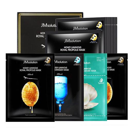 【4盒】JMsolution/肌司研 面膜套装二（蜂胶×2+水盈×1+珍秘×1） 商品图0