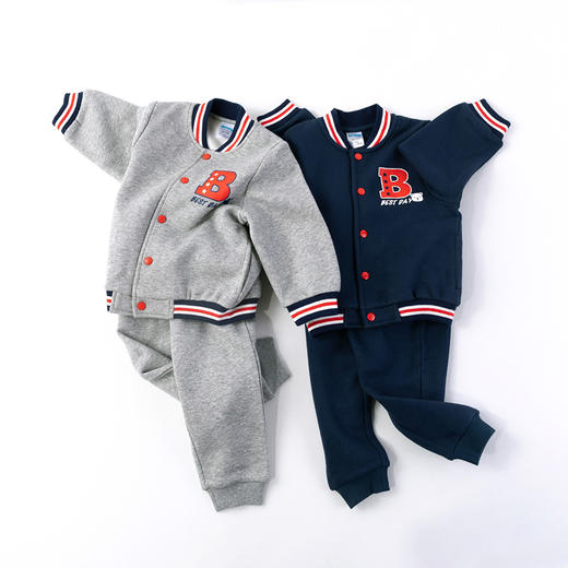 贝贝怡男童春秋长袖运动卫衣套装213T2339
 商品图7