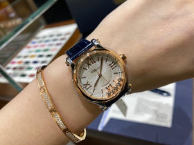 萧邦快乐钻 五钻33mm 专柜新款33mm 女士机械腕表