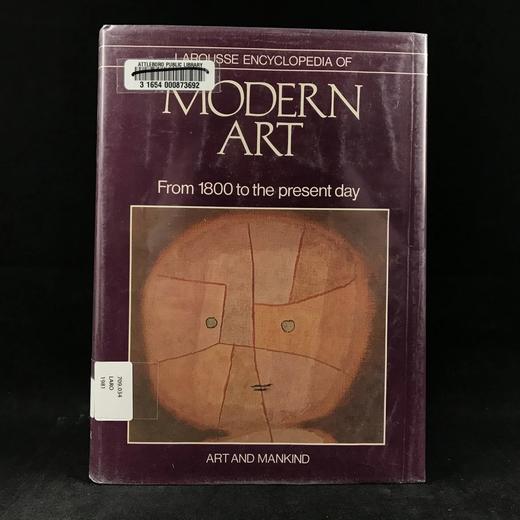 拉鲁斯现代艺术百科全书1800至今 千余幅插图（56幅彩色） 精装大16开 商品图0