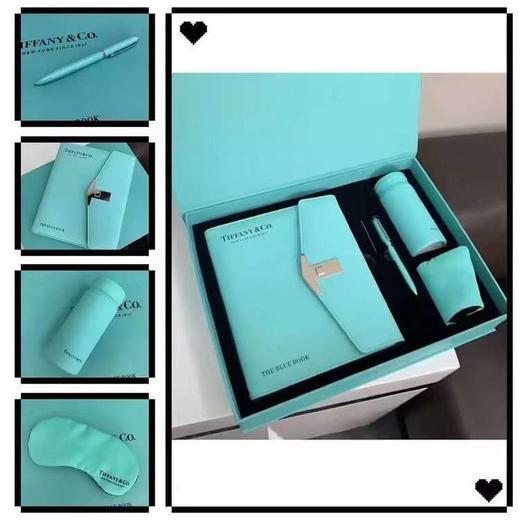 价值3000+ 教师节礼遇！T家/提夫尼多功能笔记本套盒 眼罩/保温杯300ml/U盘/充电宝/无线充电笔记本 配齐全套礼盒 预售 商品图0