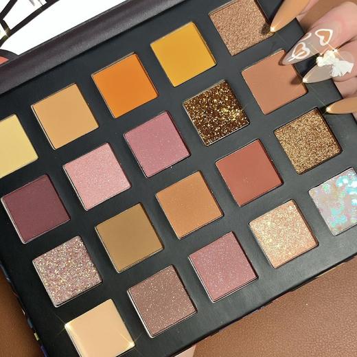 VONGEE 财运牛牛20色眼影盘ins学生日常哑光珠光超闪高颜值初学者 商品图2