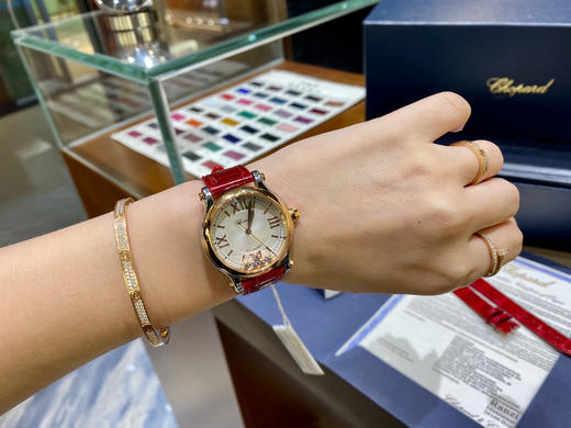 萧邦快乐钻 五钻33mm 专柜新款33mm 女士机械腕表 商品图1