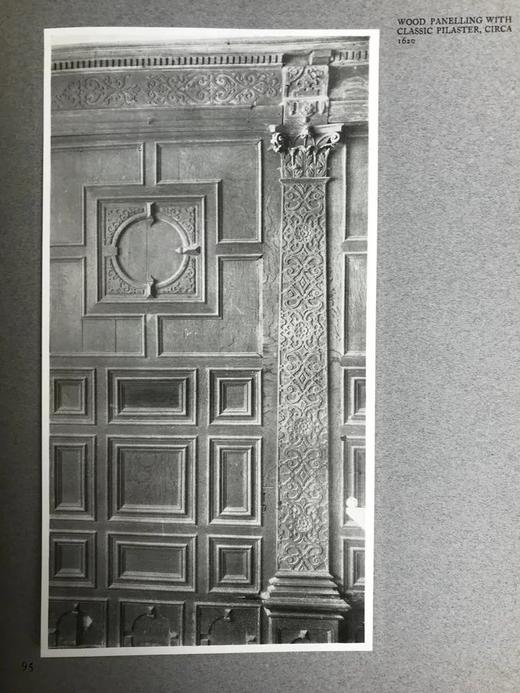 8开本 1909年 十七世纪英国住宅装饰与家具图集 近200幅插图 漆布精装 商品图8