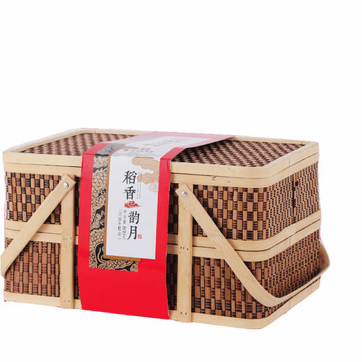 稻香村竹篮月饼礼盒装稻香韵月北京提篮双层高档广式中秋送礼团购 商品图1