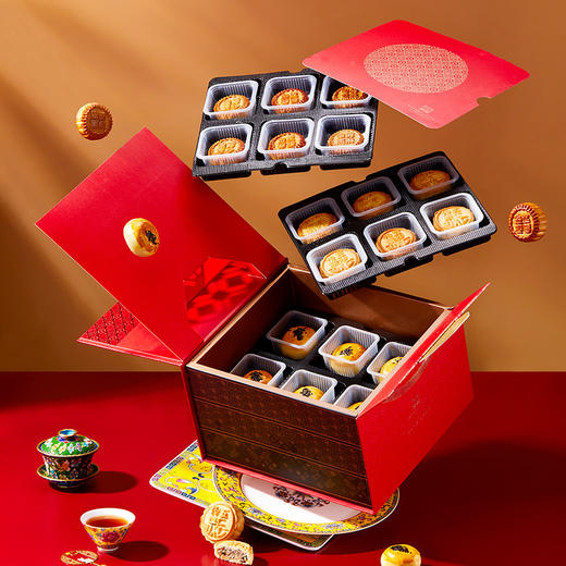 【稻香村月饼礼盒】 团圆祥月月饼礼盒装 930g 商品图2