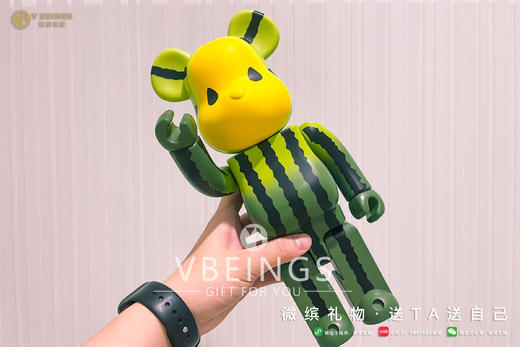 收藏系列 Be@rbrick 400%系列 黄色西瓜 商品图4