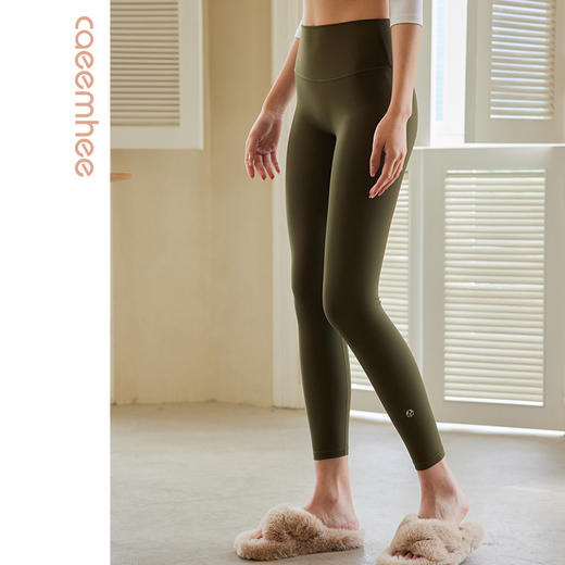 卡益裸感磨毛瑜伽健身长裤KU04013 商品图1