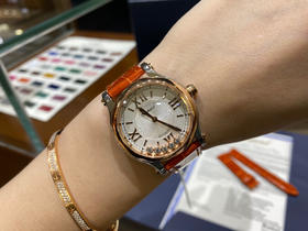 萧邦快乐钻 五钻33mm 专柜新款33mm 女士机械腕表