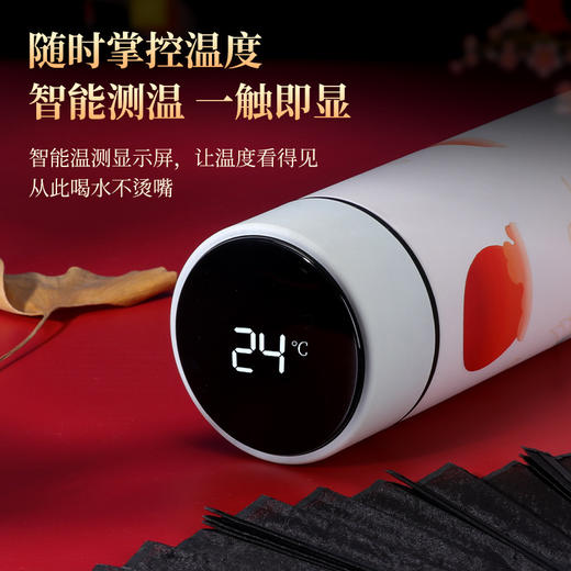 【茶水分离】创意中国风式ins插画国潮罗马杯文艺泡茶网水杯子 商务保温杯 商品图2