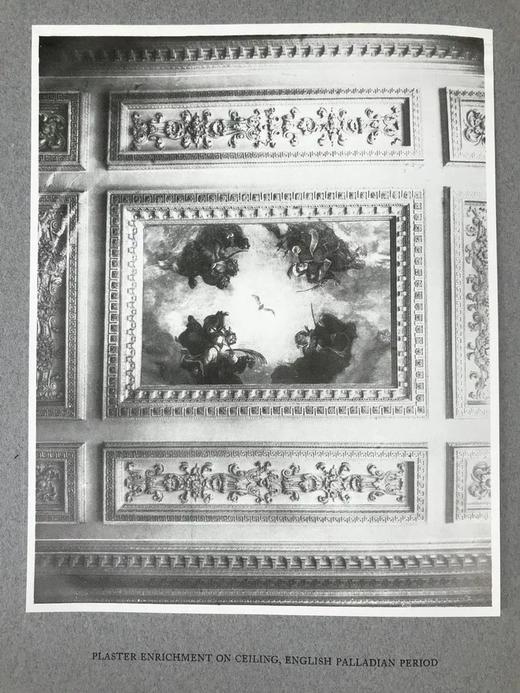 8开本 1909年 十七世纪英国住宅装饰与家具图集 近200幅插图 漆布精装 商品图6