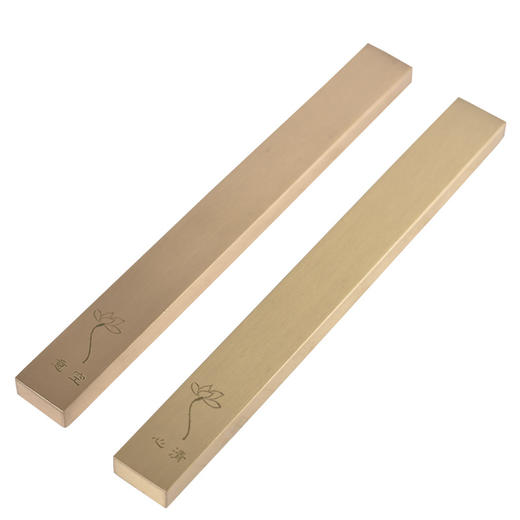 简约复古文房纯铜镇尺带礼盒学生初学者入门镇纸国画书法用品文镇 商品图4