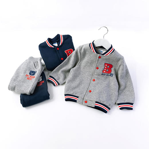 贝贝怡男童春秋长袖运动卫衣套装213T2339
 商品图6