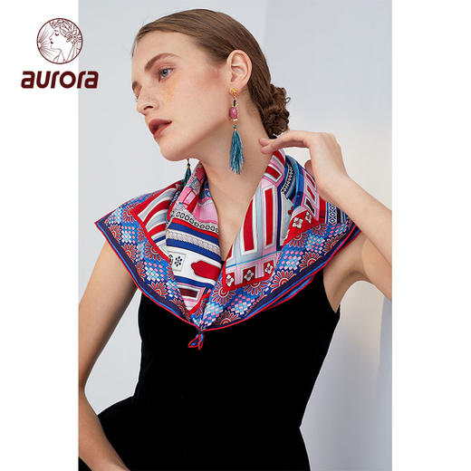 花之圣都 真丝丝巾 商品图4