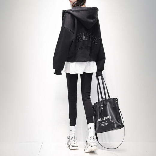 裁缝学苑AG191 短款卫衣纸样女开衫外套女装上衣样板衣服打版裁剪 商品图3