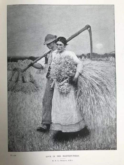 1899年 英国皇家美术学院作品图集 数百幅插图 漆布精装大16开 商品图4