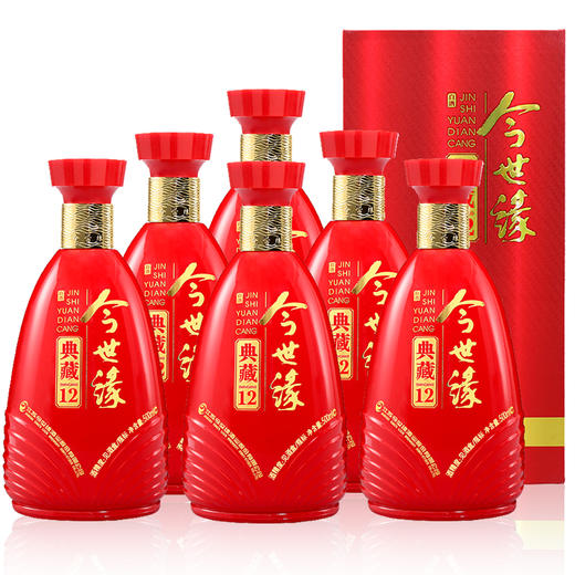 今世缘典藏12浓香型酒白酒52度500ml/1瓶/2瓶/6瓶整箱 商品图3