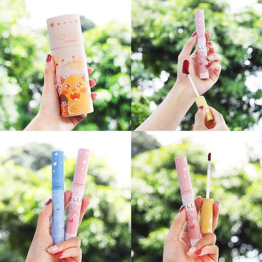 VONGEE小怪兽唇釉套装保湿不易沾杯显白可爱高颜值口红彩妆学生 商品图3