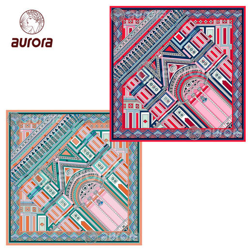 花之圣都 真丝丝巾 商品图0