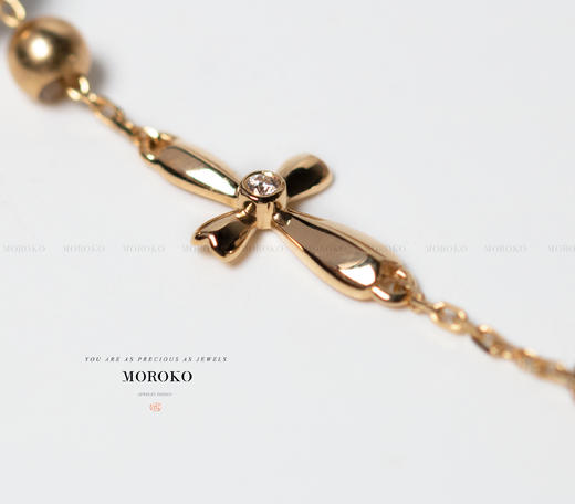 三珠路路通&十字架 | 手链 商品图2