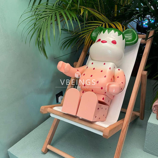 收藏系列 Be@rbrick 1000%系列 白色草莓 商品图4