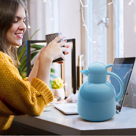 利快进口家用保温壶 按压式玻璃内胆 德国alfi欧式暖瓶热水瓶 商品图1