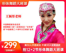 【11月4日起】（王颖彤老师）299元拼团抢12+2节形体舞大班课