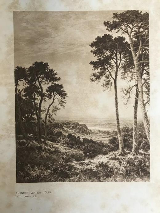 1903年 英国皇家美术学院作品图集 数百幅插图 漆布精装大16开 商品图5