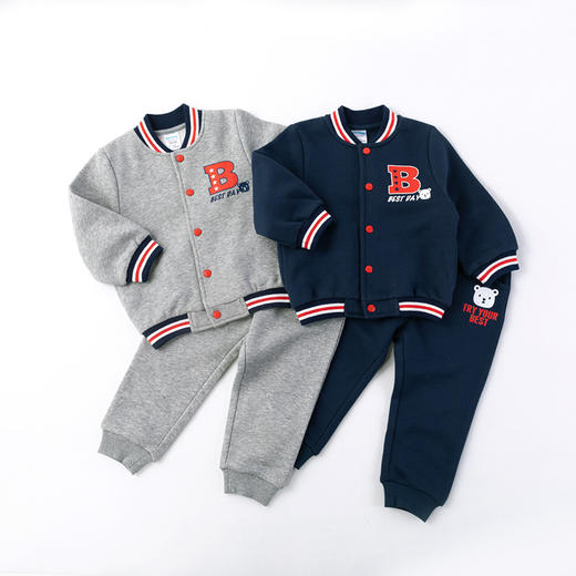 贝贝怡男童春秋长袖运动卫衣套装213T2339
 商品图4