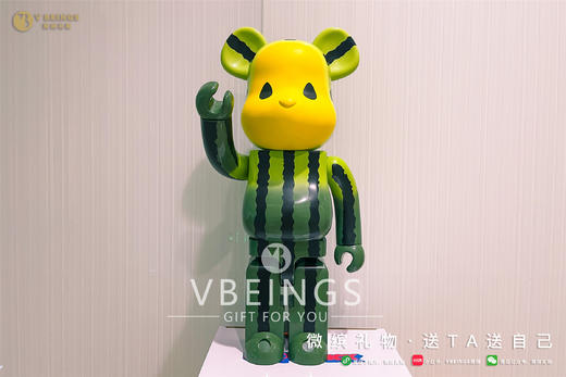 收藏系列 Be@rbrick 1000%系列 黄色西瓜 商品图1