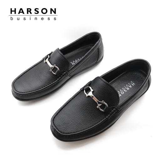 哈森男鞋休闲豆豆鞋ML14623 商品图0