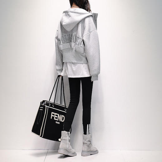 裁缝学苑AG191 短款卫衣纸样女开衫外套女装上衣样板衣服打版裁剪 商品图1