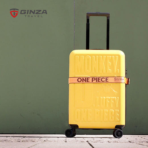 银座 航海王ONE PIECE行李箱 海贼王拉链旅行箱学生拉杆箱20英寸 男女通用 TSA密码锁A-9831 商品图2
